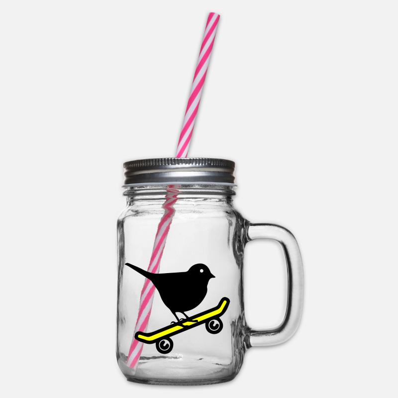 Perruche oiseau oiseau - Bocal à boisson - transparent
