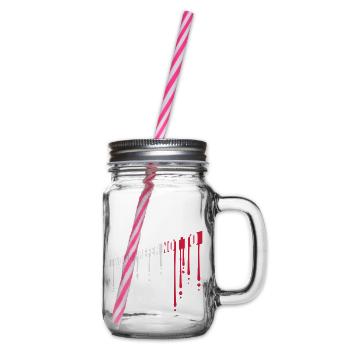 I prefer not to - Glass jar with handle and screw cap - clear - Right
