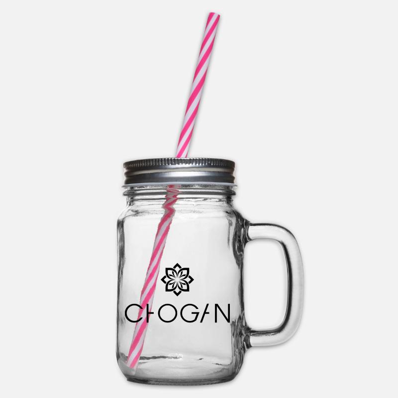 Chogan - Henkelglas mit Schraubdeckel - Klar