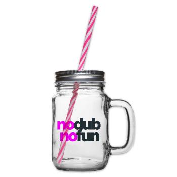 No Dub No Fun - Henkelglas mit Schraubdeckel - Klar - Rechts