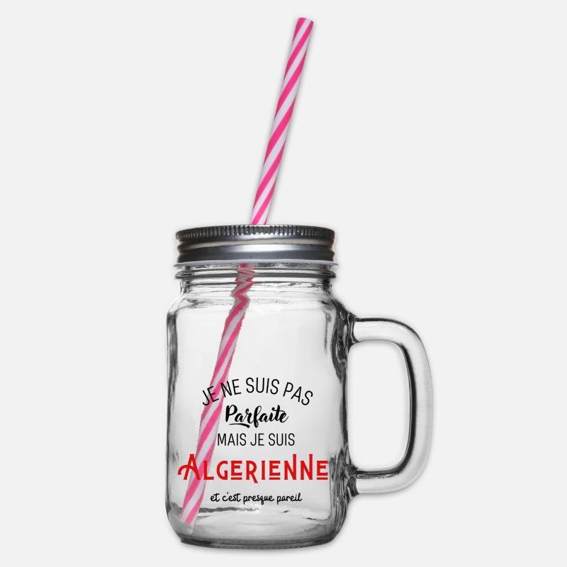 Pas parfaite mais algérienne - Bocal à boisson - transparent