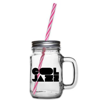 Logo jazz audacieux et cool - Bocal à boisson - transparent - Droite