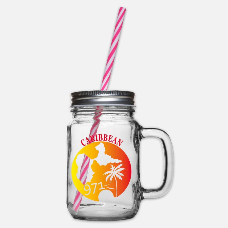 Caribbean 971 GUADELOUPE - Bocal à boisson - transparent