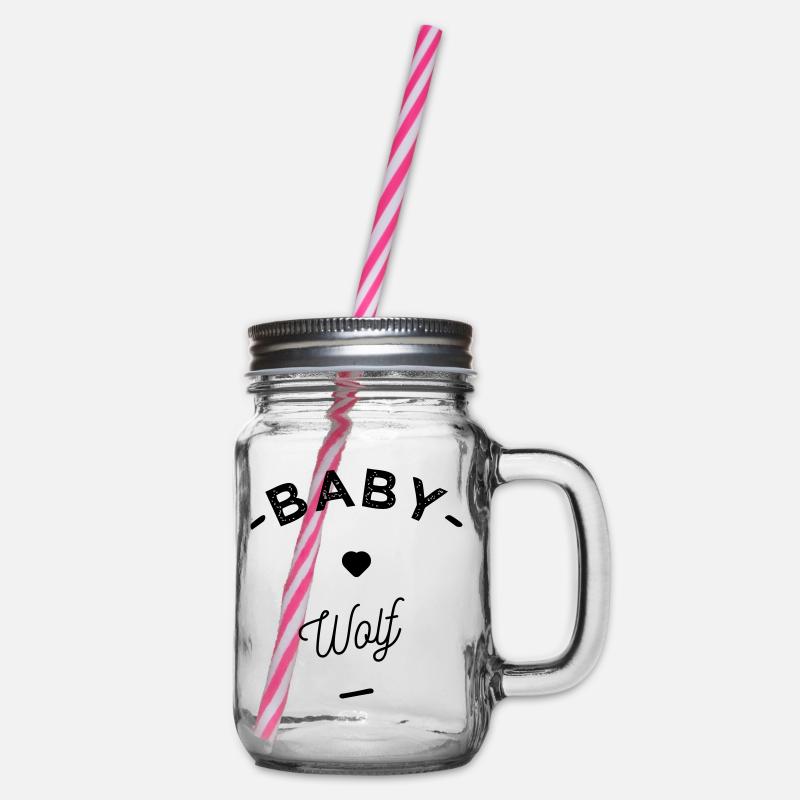 Baby wolf- - Bocal à boisson - transparent