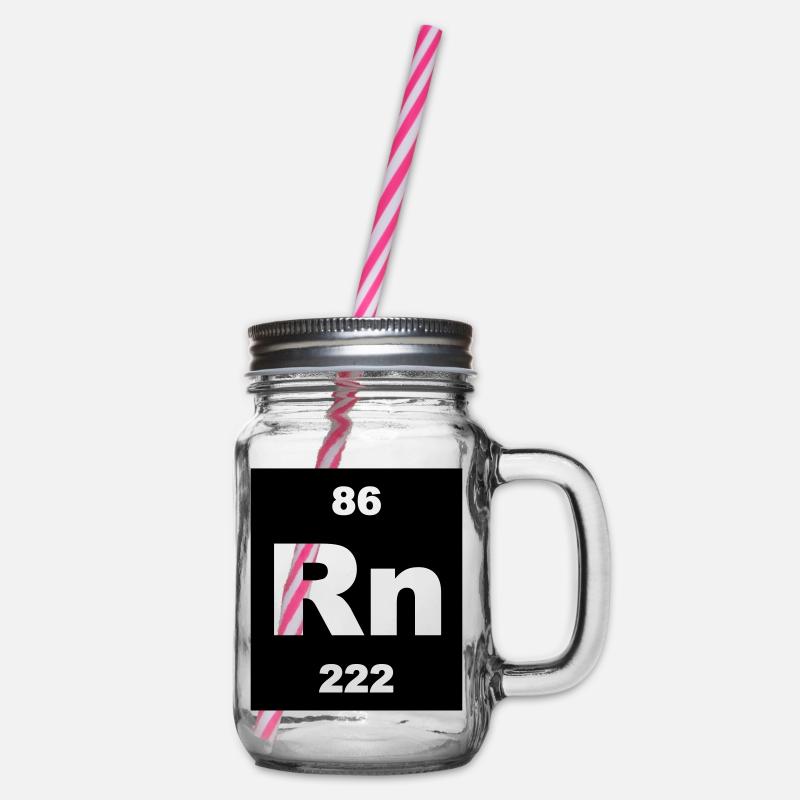 Element 86 - rn (radon) - Short-inv - Bocal à boisson - transparent
