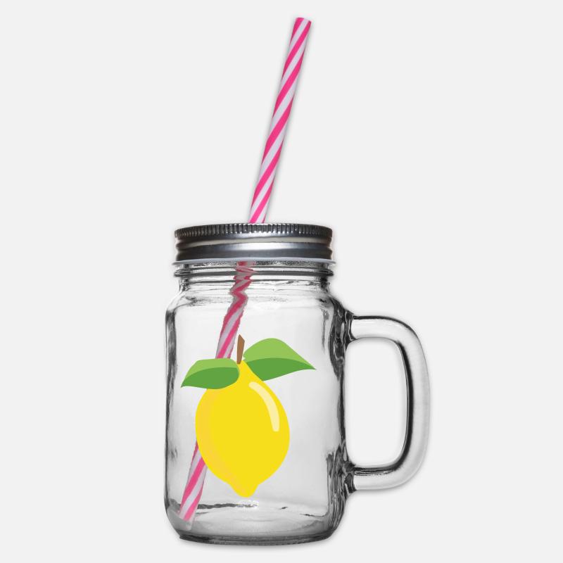 citron - Bocal à boisson - transparent