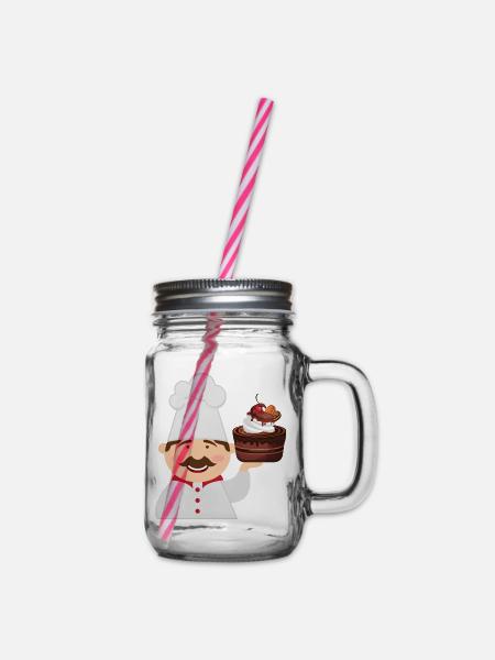 Pâtissier - Pâtissier - Bocal à boisson - transparent