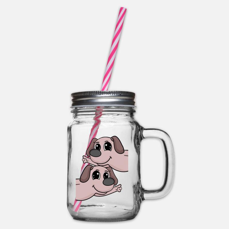 Chiens chiens - Bocal à boisson - transparent