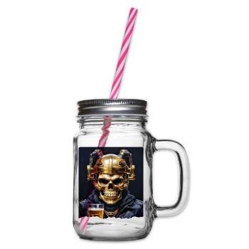 Crâne de bière 0.9 - Bocal à boisson - transparent - Droite