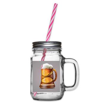 Brezelbier - Henkelglas mit Schraubdeckel - Klar - Rechts