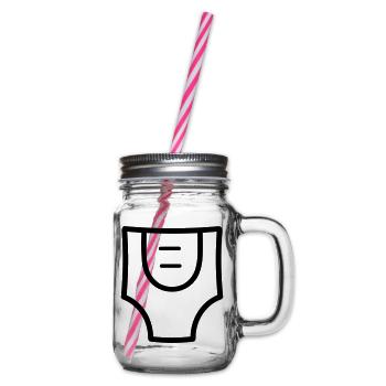 Schicht - Henkelglas mit Schraubdeckel - Klar - Rechts