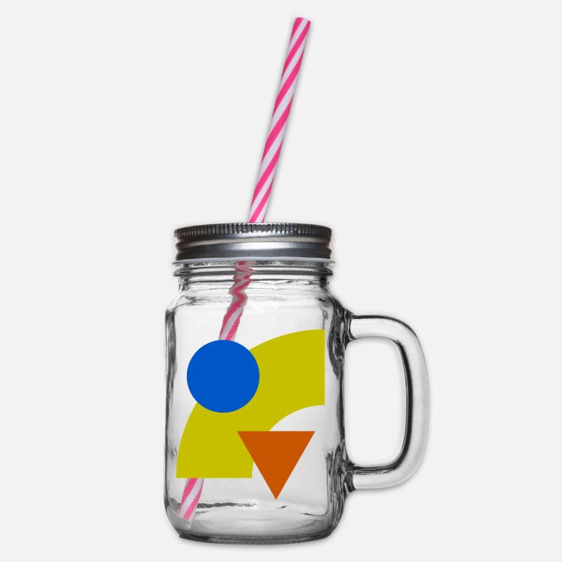Constellation géométrique des couleurs - Bocal à boisson - transparent