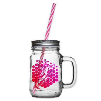Handball Love Claire Recherche pour Handball pour hommes - Bocal à boisson - transparent - Droite