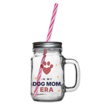 In meiner Dogmom-Ära - Henkelglas mit Schraubdeckel - Klar - Rechts