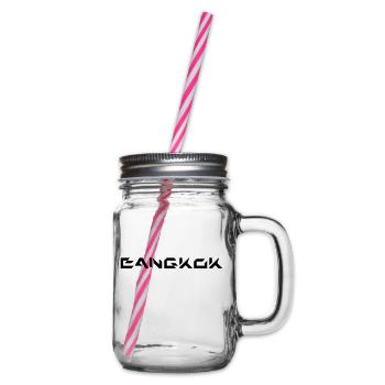 Bangkok II - Henkelglas mit Schraubdeckel - Klar - Rechts