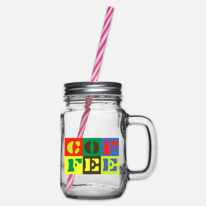 Graphique de café - Bocal à boisson - transparent