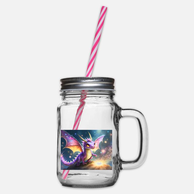 Dragon fée - Bocal à boisson - transparent