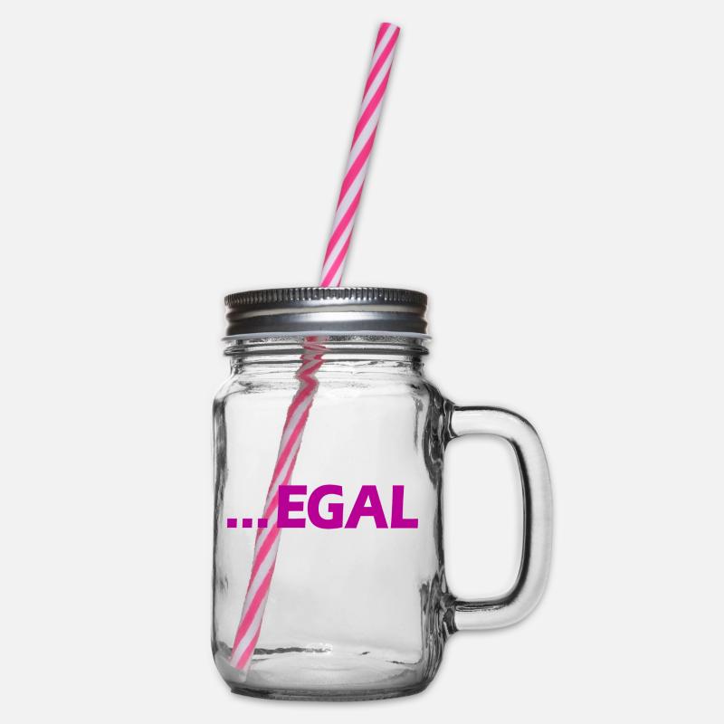 ... EGAL - Henkelglas mit Schraubdeckel - Klar
