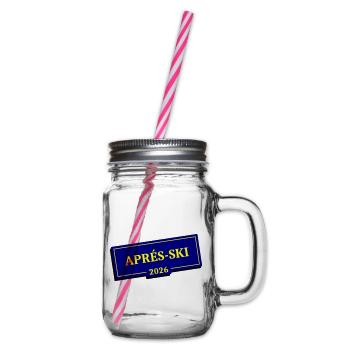 Après-ski 2026 - Glass jar with handle and screw cap - clear - Right