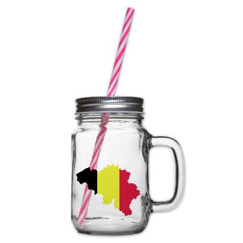 Belgique - Bocal à boisson - transparent - Droite