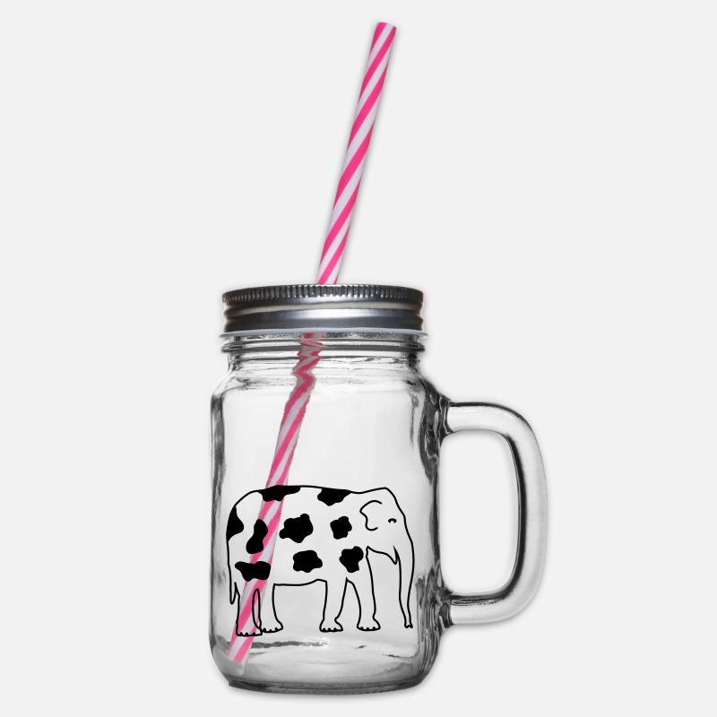 éléphant - Bocal à boisson - transparent