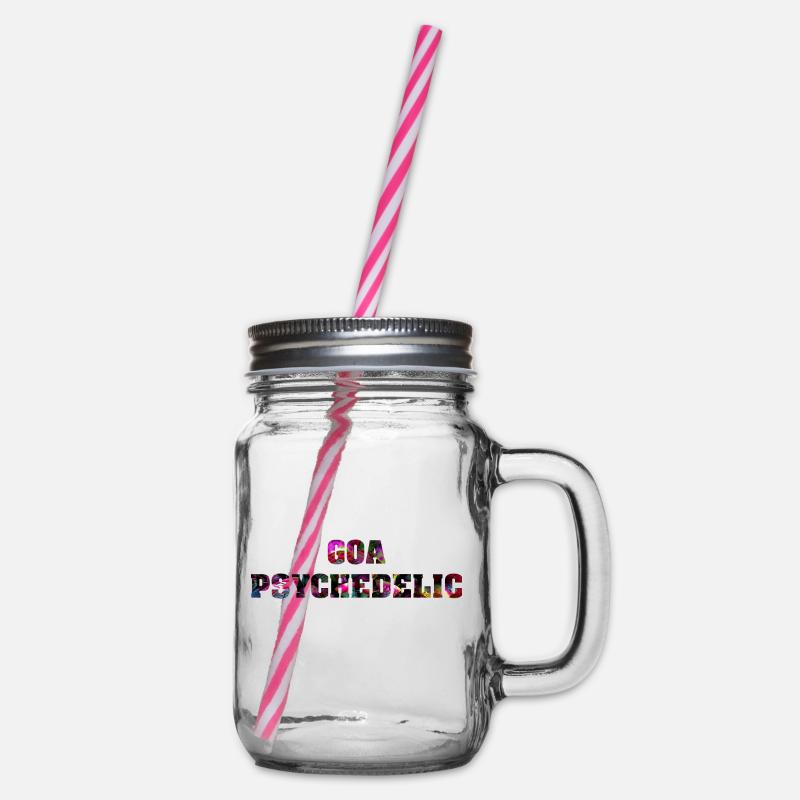 Goa psychedelic - Bocal à boisson - transparent
