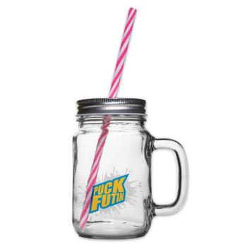 Conception du logo Puck Futin - Bocal à boisson - transparent - Droite