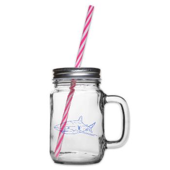 Hai - Henkelglas mit Schraubdeckel - Klar - Rechts