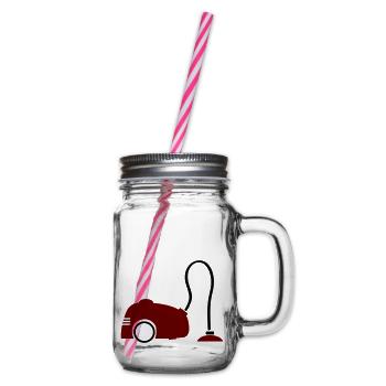 Staubsauger - Henkelglas mit Schraubdeckel - Klar - Rechts