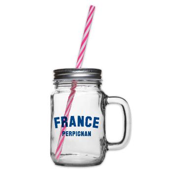PERPIGNAN, France, France - Bocal à boisson - transparent - Droite