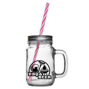 BBQ Beer - Henkelglas mit Schraubdeckel - Klar - Rechts