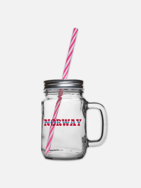Norway Norwegen - Henkelglas mit Schraubdeckel - Klar