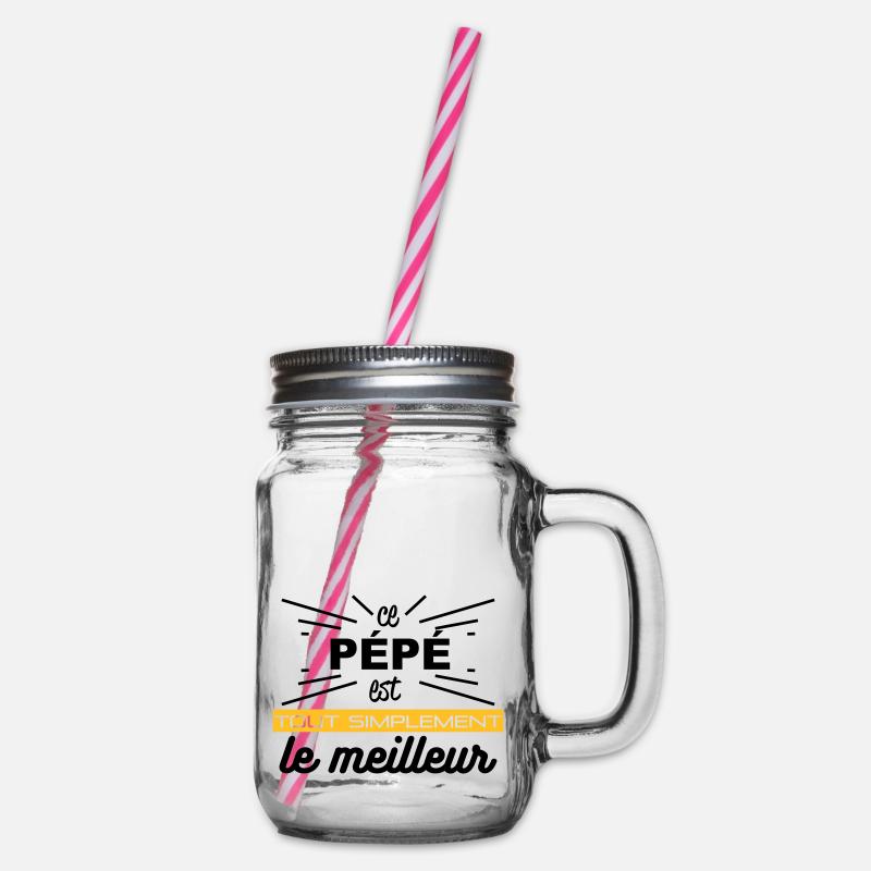 pépé simplement meilleur - Bocal à boisson - transparent