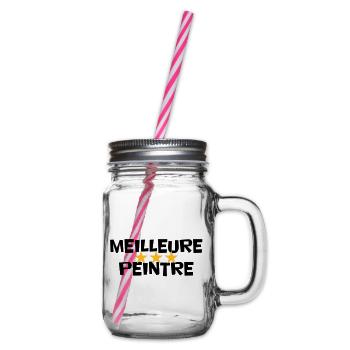 Meilleure Peintre - Bocal à boisson - transparent - Droite