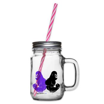gorilla - Henkelglas mit Schraubdeckel - Klar - Rechts