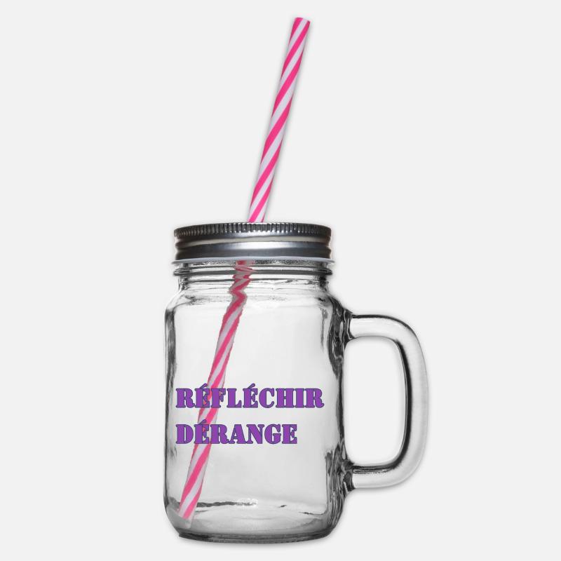 RÉFLÉCHIR DÉRANGE - Bocal à boisson - transparent
