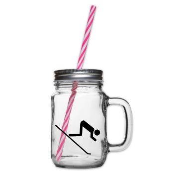 ski - Henkelglas mit Schraubdeckel - Klar - Rechts