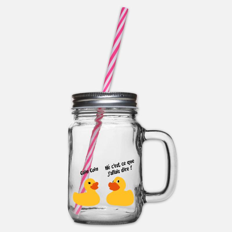 Canard - Bocal à boisson - transparent
