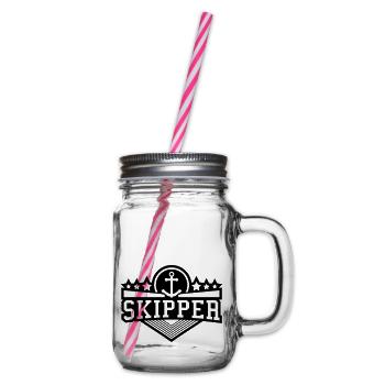 skipper_design_an1 - Bocal à boisson - transparent - Droite