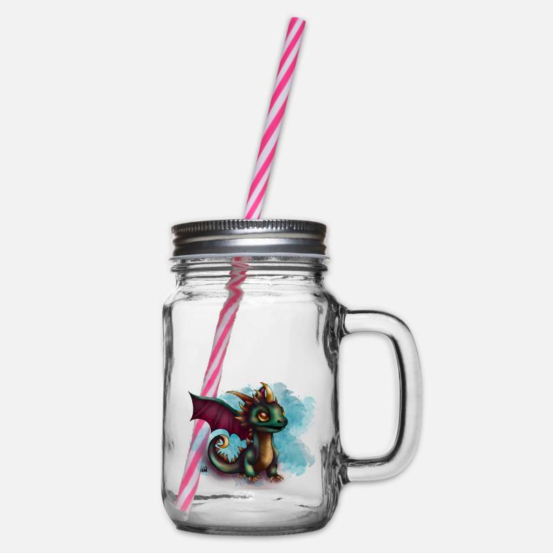 Bébé dragon - Bocal à boisson - transparent