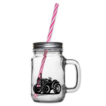 Tracteur - Bocal à boisson - transparent - Droite
