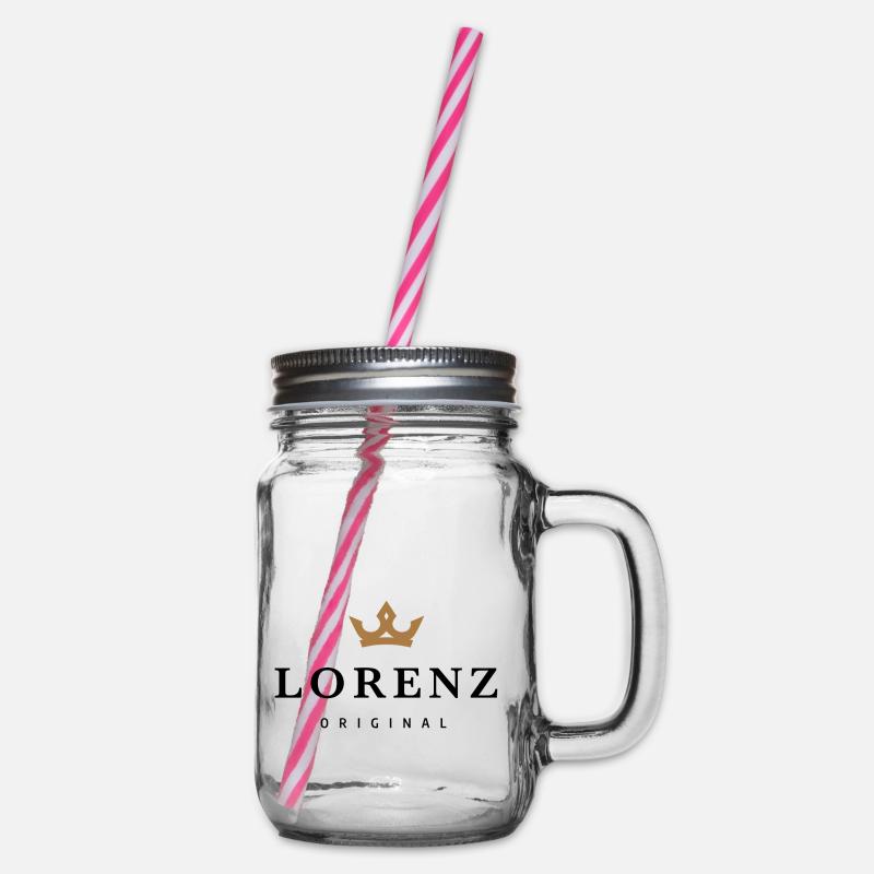 Lorenz - Henkelglas mit Schraubdeckel - Klar