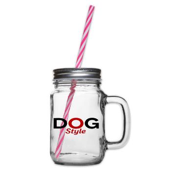 Dogstyle - Henkelglas mit Schraubdeckel - Klar - Rechts