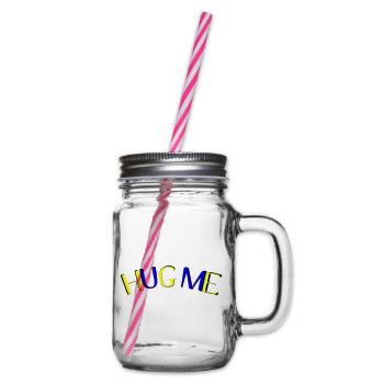 hug me - Glass jar with handle and screw cap - clear - Right