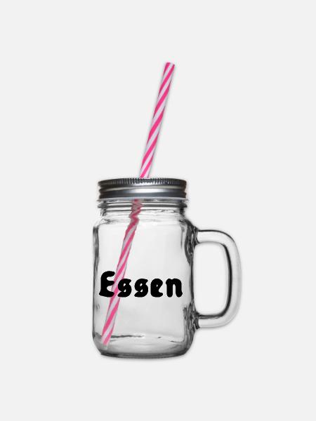 Essen - Henkelglas mit Schraubdeckel - Klar