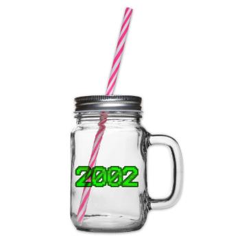Nerd 2002 - Henkelglas mit Schraubdeckel - Klar - Rechts