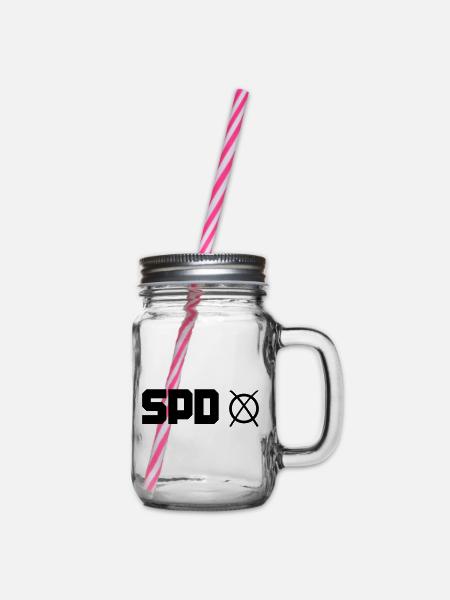 spd - Henkelglas mit Schraubdeckel - Klar
