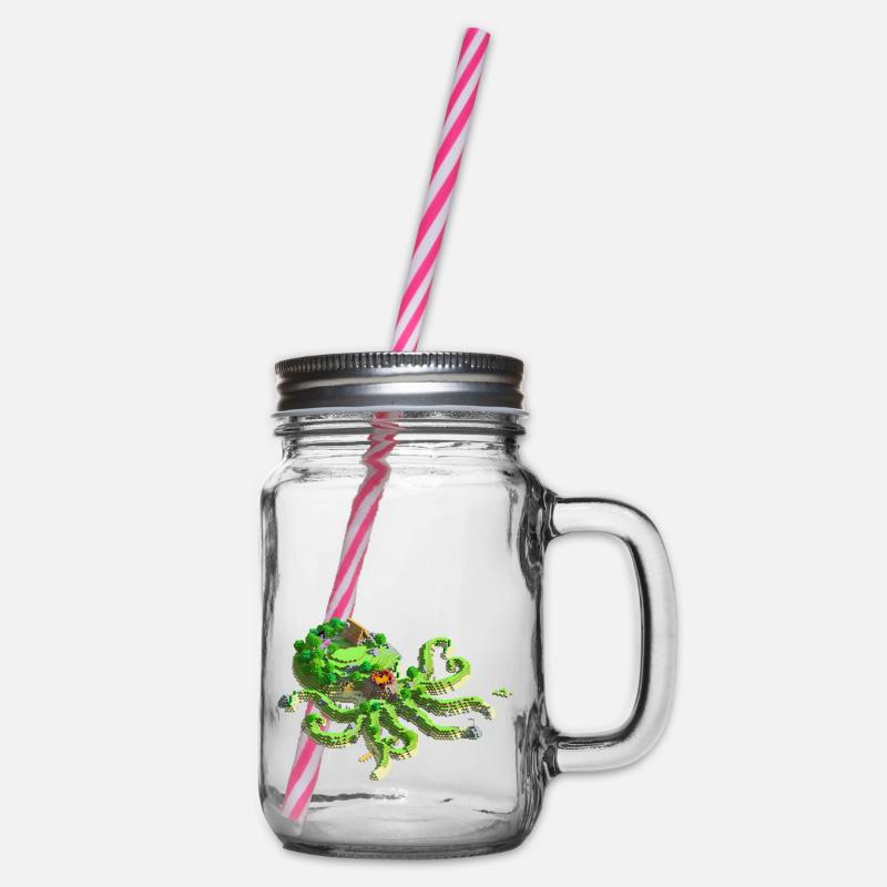 OctoCraft - Bocal à boisson - transparent