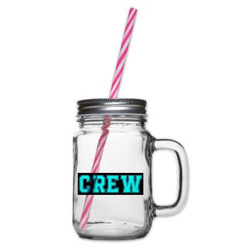 Crew - Glass jar with handle and screw cap - clear - Right