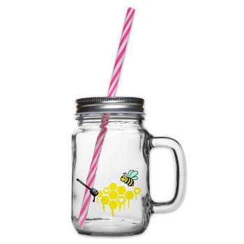 imker - Henkelglas mit Schraubdeckel - Klar - Rechts